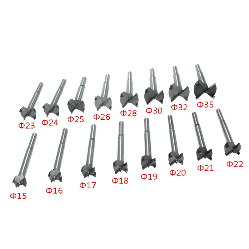 

Woodworking hole opener alloy blade wood punching hinge hinge opening tool reamer bit hard metal electric drill machine bit