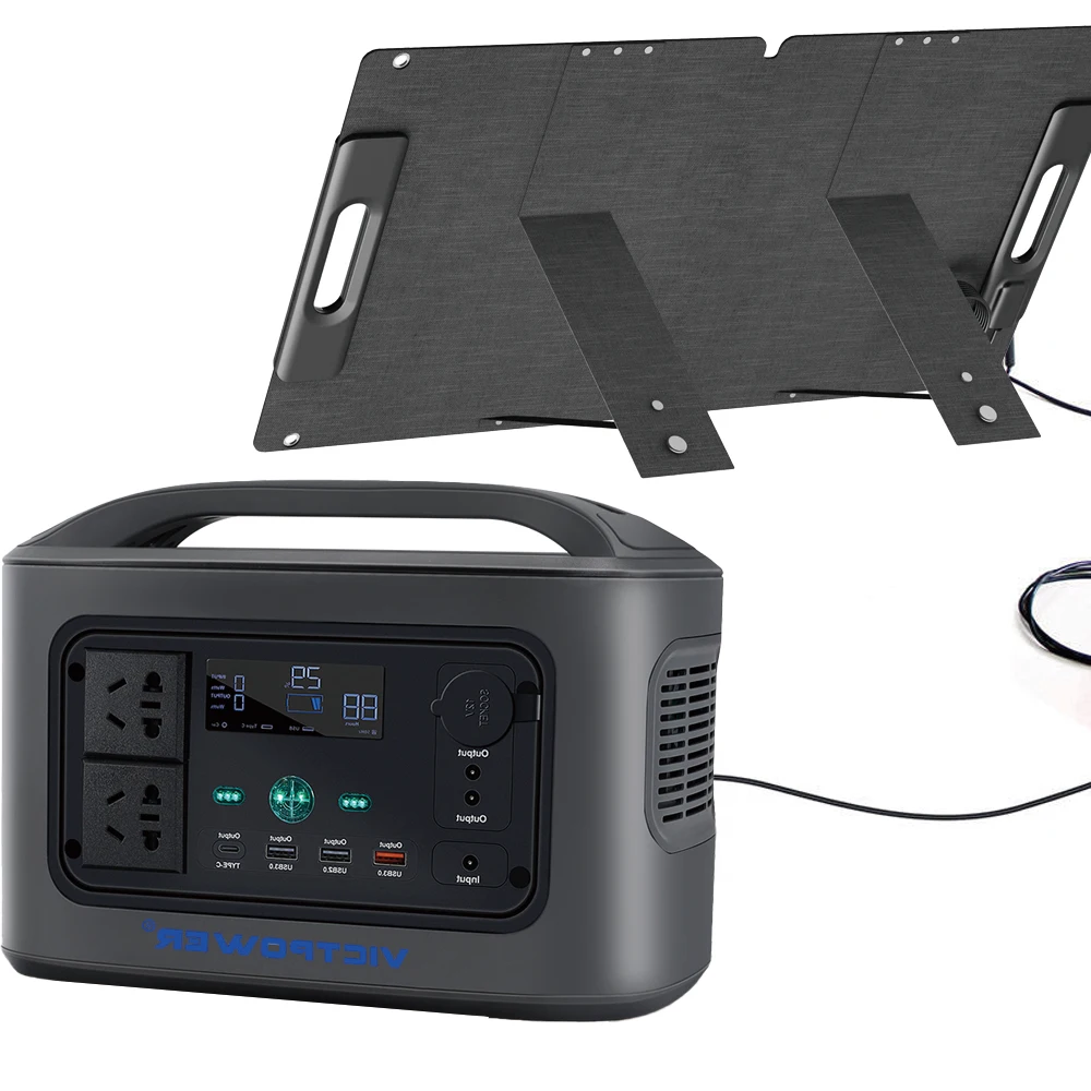 

Заводская цена, портативный генератор солнечной энергии для домашнего использования, литиевые батареи 600 Вт, портативный генератор солнечн...