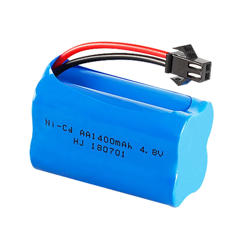 2 шт./лот 4 8 В 1400 мАч NiCd аккумулятор SM Plug для радиоуправляемого автомобиля RC лодки