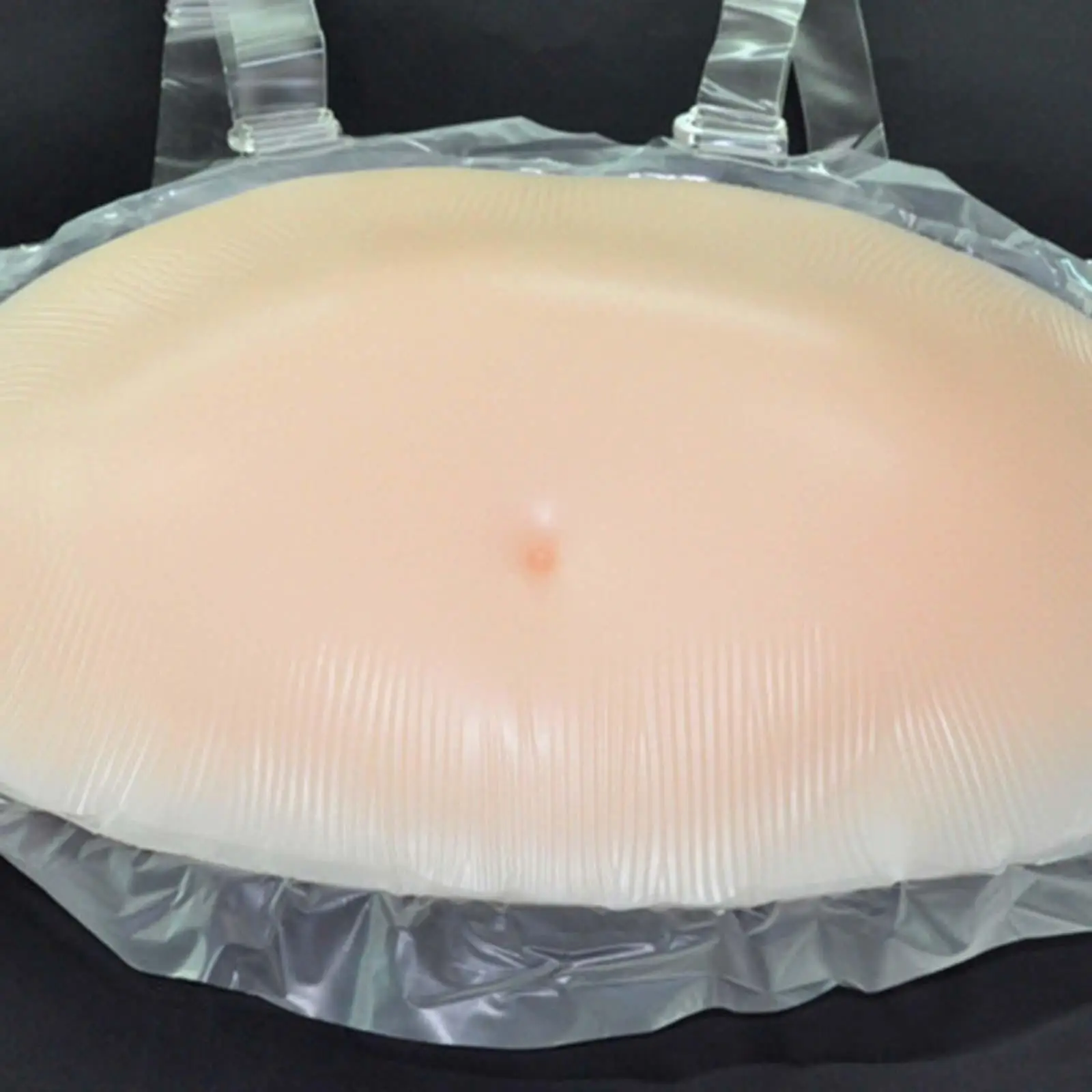 Fake  Belly Bump Skin Color Lifelike Flexible False Baby Tummy for Props Actor Performance Costume Cosplay Advertising