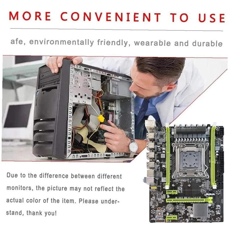Обновление материнской платы X79 Pro + E5 2630 V2 ЦП SATA кабель переключатель перегородка