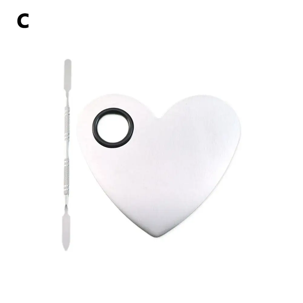 Палитра для смешивания макияжа улучшенный металлический лоток из нержавеющей