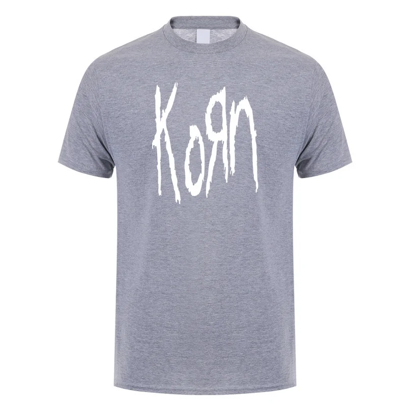 Футболка Korn мужская с коротким рукавом крутая тенниска из хлопка майка