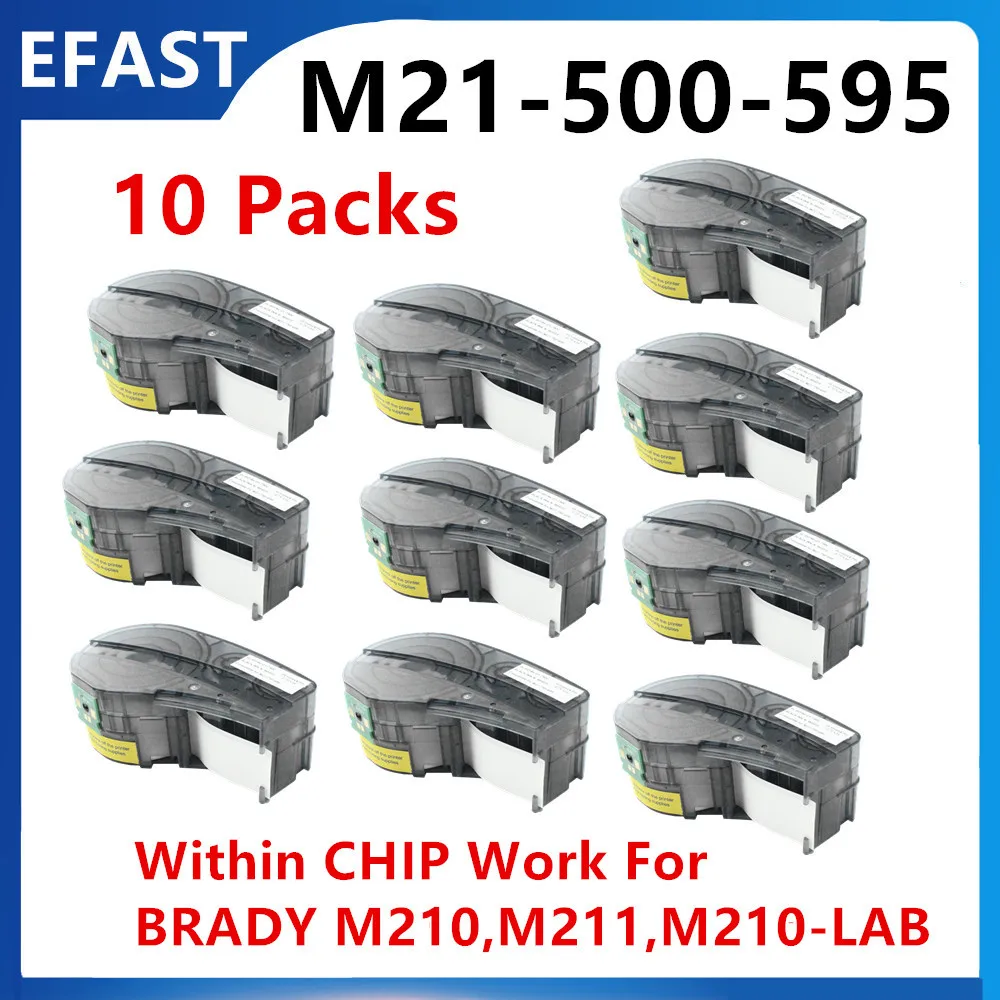 5 ~ 10 шт. в пределах ЧИП M21-500-595-WT ЛЕНТА для виниловых этикеток