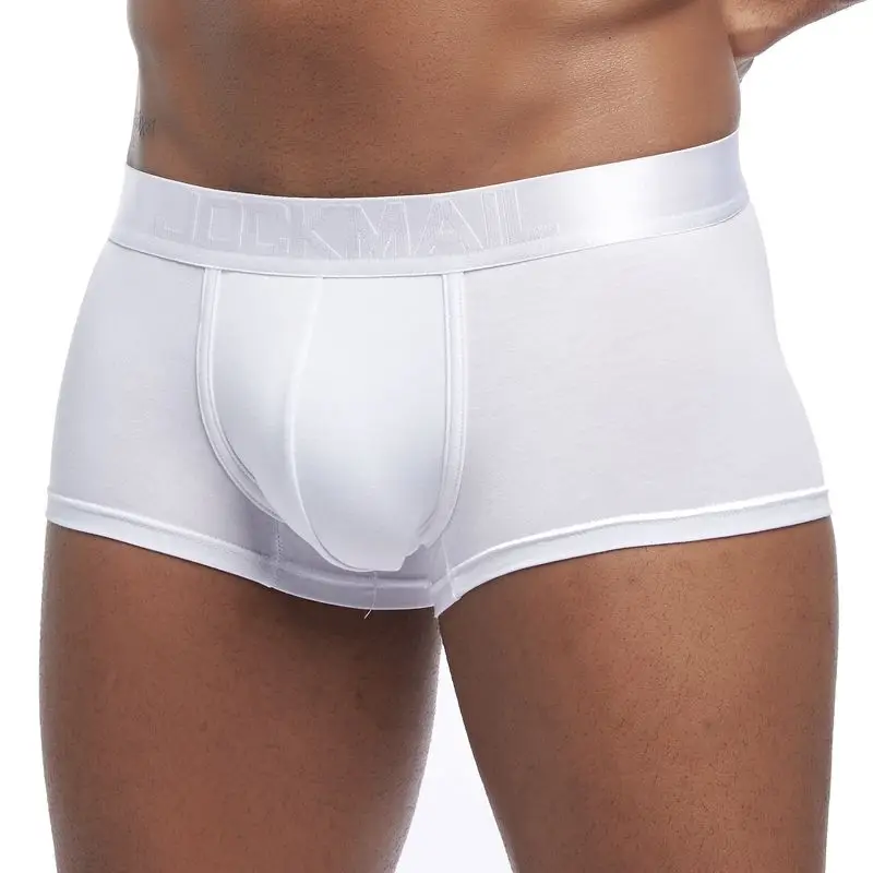 

JOCKMAIL Brand Male Panties Breathable cuecas Boxers Modal Solid Men Underwear U Convex Sexy Underpants Homewear boxershorts men