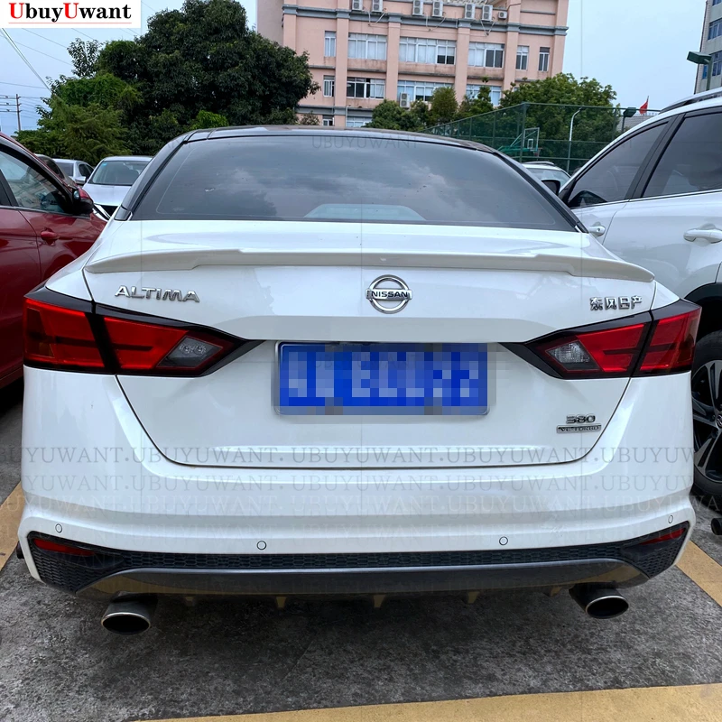 

Спойлер для NISSAN Altima 2019-2020, спойлер Teana, высококачественный спойлер из АБС-пластика, заднее крыло автомобиля, задний спойлер грунтового цвета