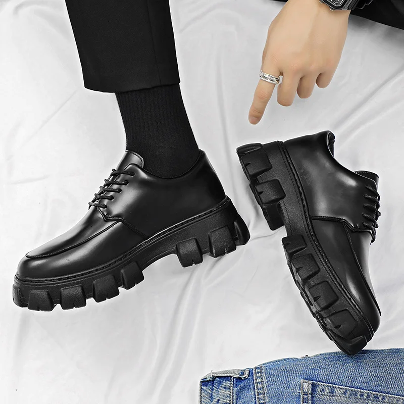 

New Men's Casual Sneakers Leather Shoes For Men Waterproof Outdoor Comfortable Flat Walking Shoe Man Athletic Walking Shoes