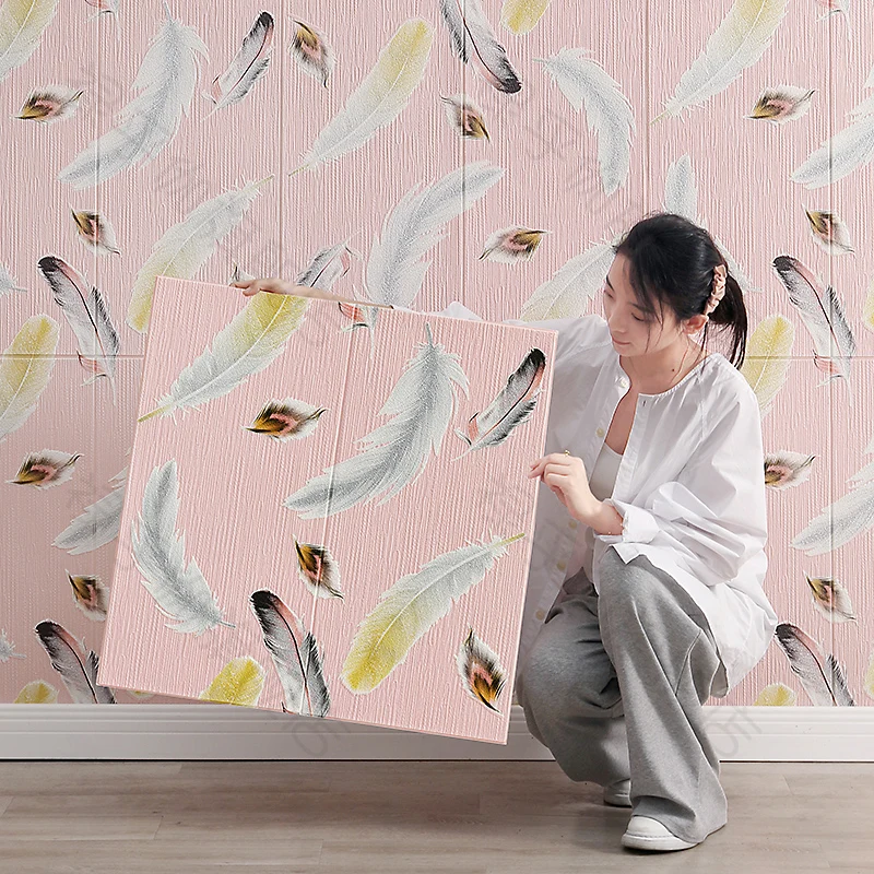 Самоклеящиеся обои для дома спальни гостиной фоновые настенные украшения 3D