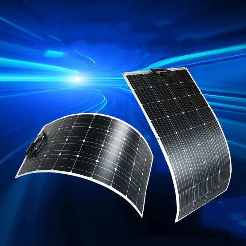 

50W Solar Panel 18V Flexible Solar Panel Camping Car RV Boat Battery Charger Solar System Solar Cell Kit Complete For Home