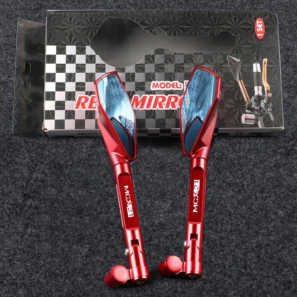 

Universal 8mm 10mm Motorcycle ALUMINUM Rearview Side Mirrors For MOTO GUZZI MGX21 MGX 21 2016 NORGE1200 NORGE 1200 V9 Bobber
