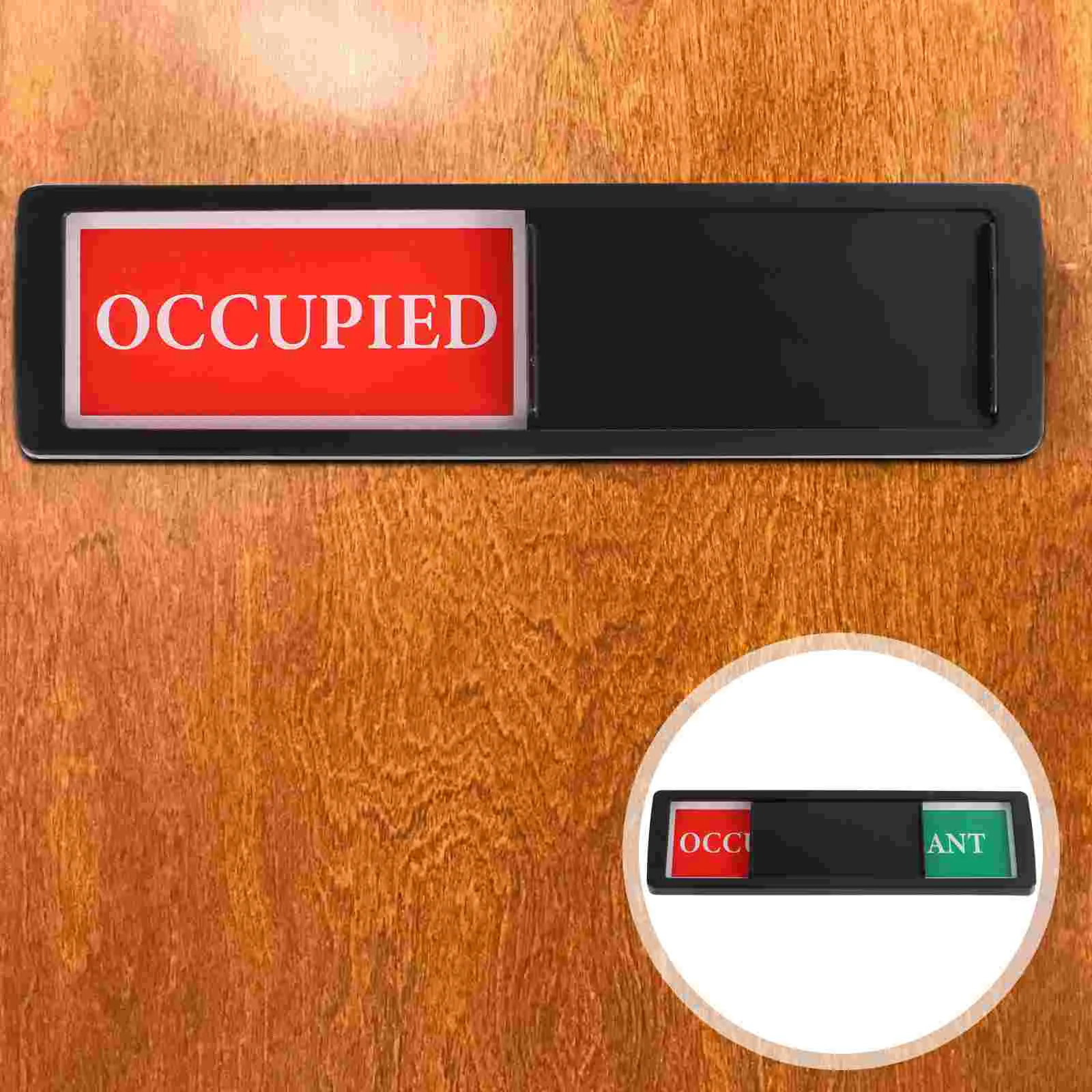 

1pc Non-Scratch Magnetic Slider Privacy Indicator Sign Office Signboard