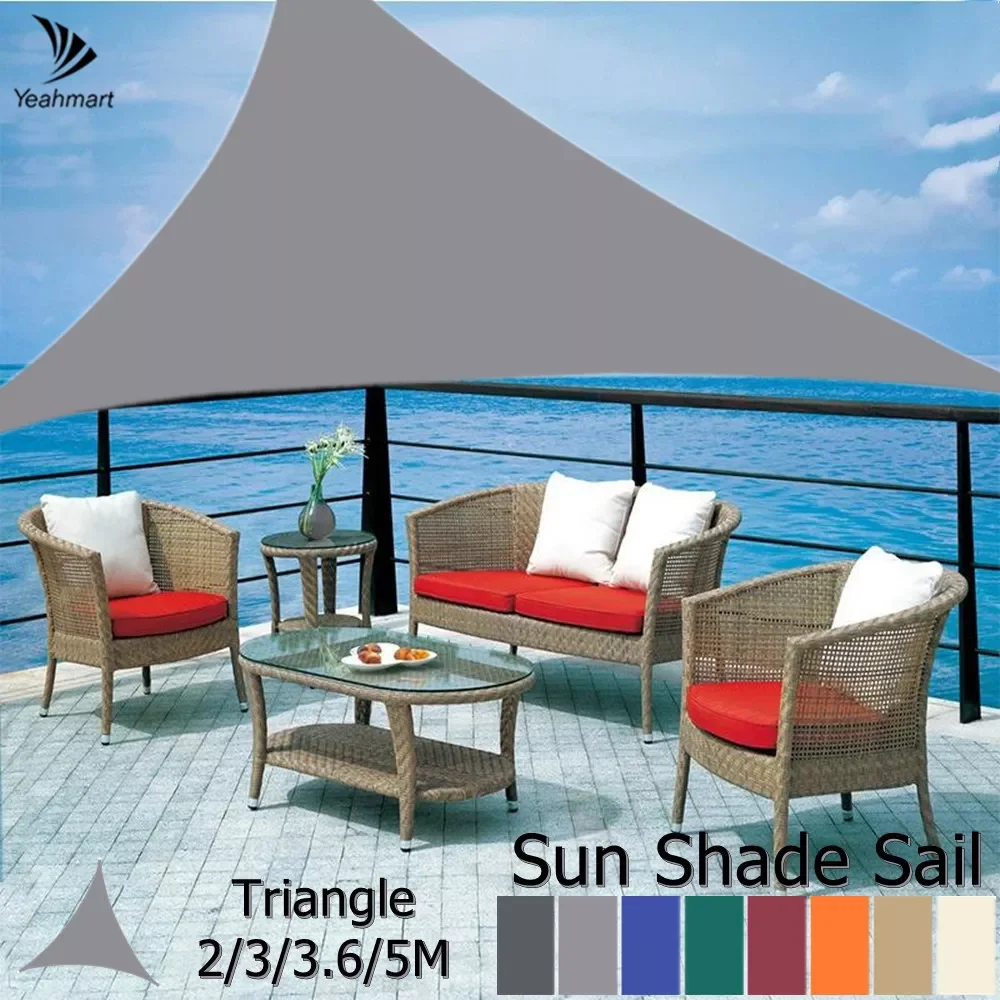 

280GSM 98%UVBlock Sun Shelter Sunshade Protection Shade Sail Awning Camping Shade Cloth Large For Outdoor Canopy Garden Patio