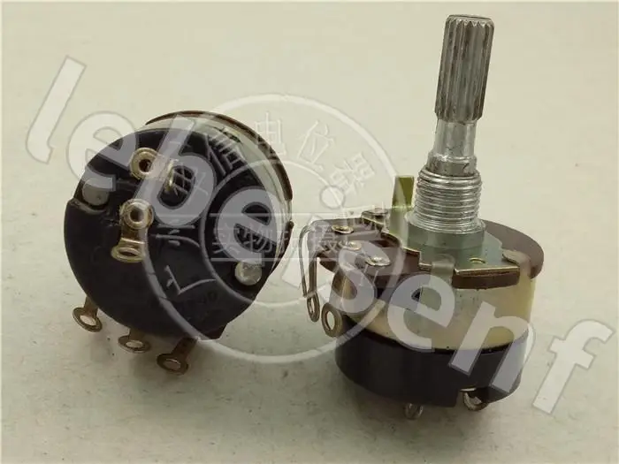

2pcs with switch potentiometer B1K C08M08 8-40 AC125V3A 138 type / 25MM flower handle