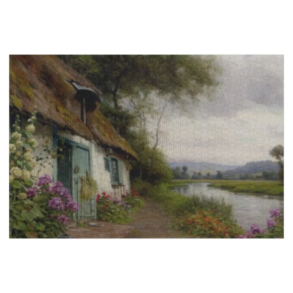 Речной коттедж-Луис Астон Рыцарь коттедж Художественное произведение Пазл