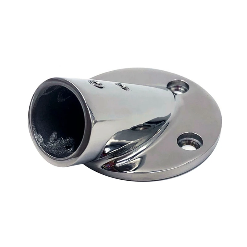 

30 Degree Handrail Round Base Round Slant Tube Seat Mounting Multiple Angle Column