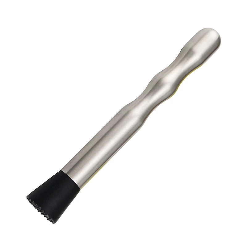 

22.5cm Stable Antiskid Bar Cocktail Muddler Mojito Stainless Steel Bar Mixer Barware Drink Fruit Muddler Crushed Ice Bar Tool