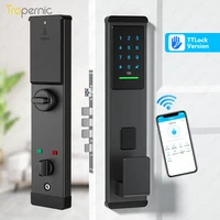 Smart Home Door Lock TTlock App RFID Passcode Lock Electronic Digital Automatic Push and Pull Door Lock System with 6068 Mortise
