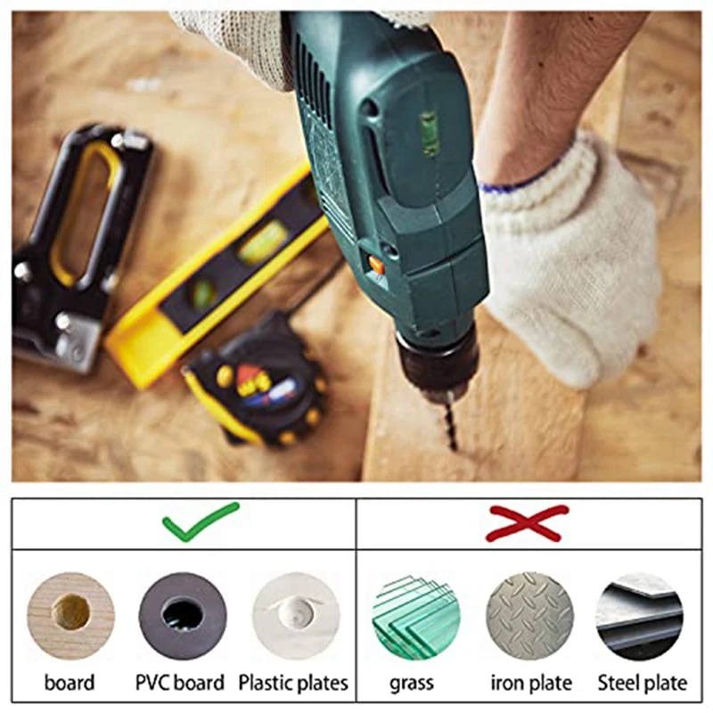 Набор сверл по дереву 12 дюймов 300 мм 7 шт.