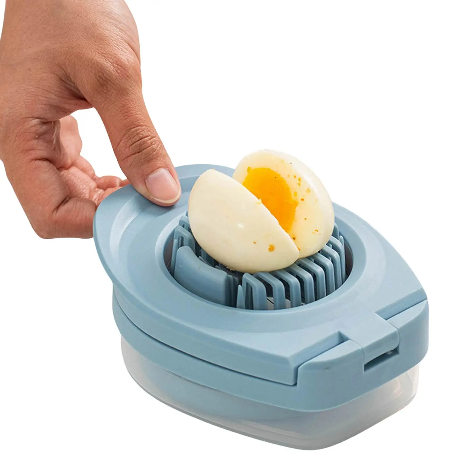 

Многофункциональный слайсер для яиц 3 в 1, разрезанные яйца, приготовленные бытовые варенные яйца бэнто, Разрезающий цветок, кухонный инстру...