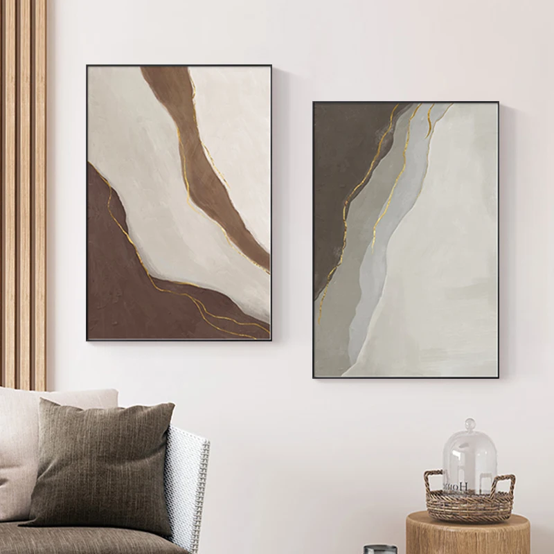 

Abstract grey Painting Canvas Art Posters Print Modern Minimalist Pictures Wall Home Decoration painting for living room bedroom