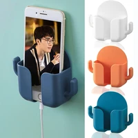 multifunctional wall mounted storage box punch free mobile phone remote control storage rack holders wall debris storage holder