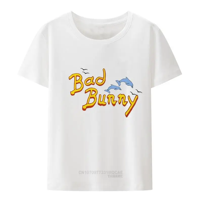 Bad Bunny Un Verano Sin Ti футболка мужская Kawaii футболки с рисунком модная Camiseta Hombre для