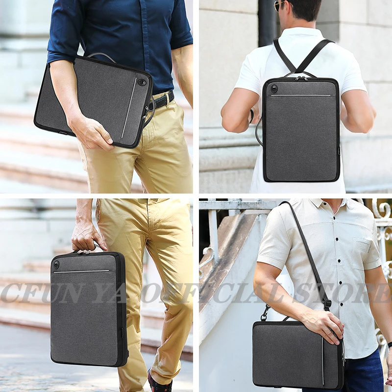CFUN YA 2022 Luxury Multi-use Strap Laptop Bag For 15.6 Notebook Backpack Briefcases Computer Bags Messenger Sleeve Case Cover