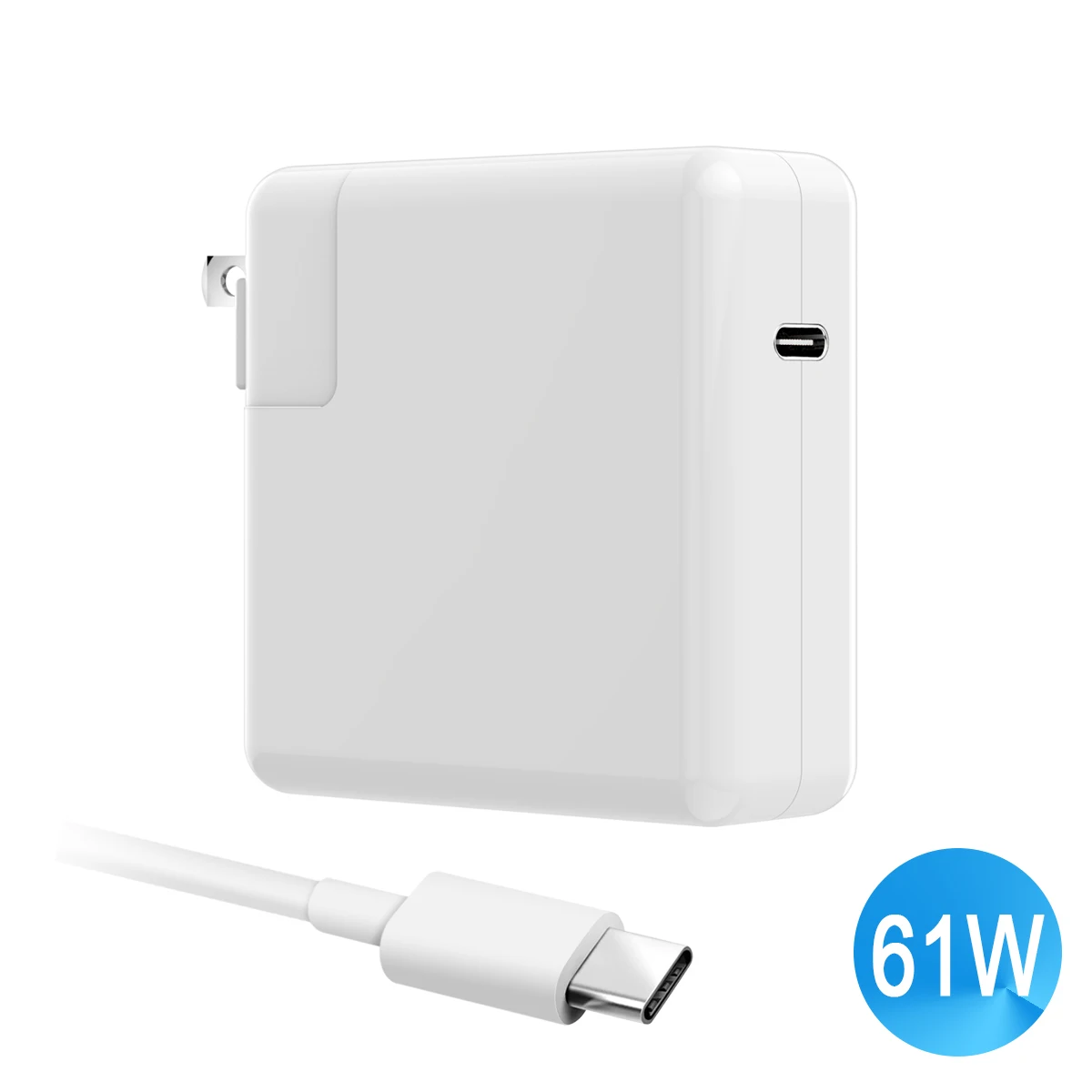 Зарядное устройство USB Type-C 61 Вт, 87 Вт для устройств Mac 13, 15 дюймов, A1706, A1707, A1708, A1534, A1719 для iPad Pro
