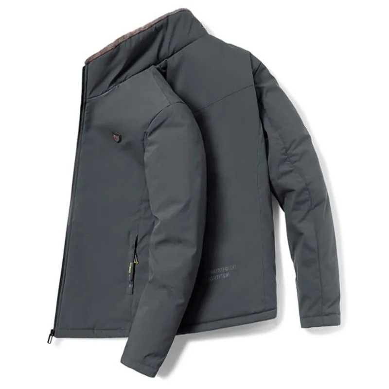 Winter Cotton-Padded Men's Cotton-Padded Clothes Middle-Aged  Elderly 2022 New Casual Long-Sleeved Men's Cotton Jacket NBH647