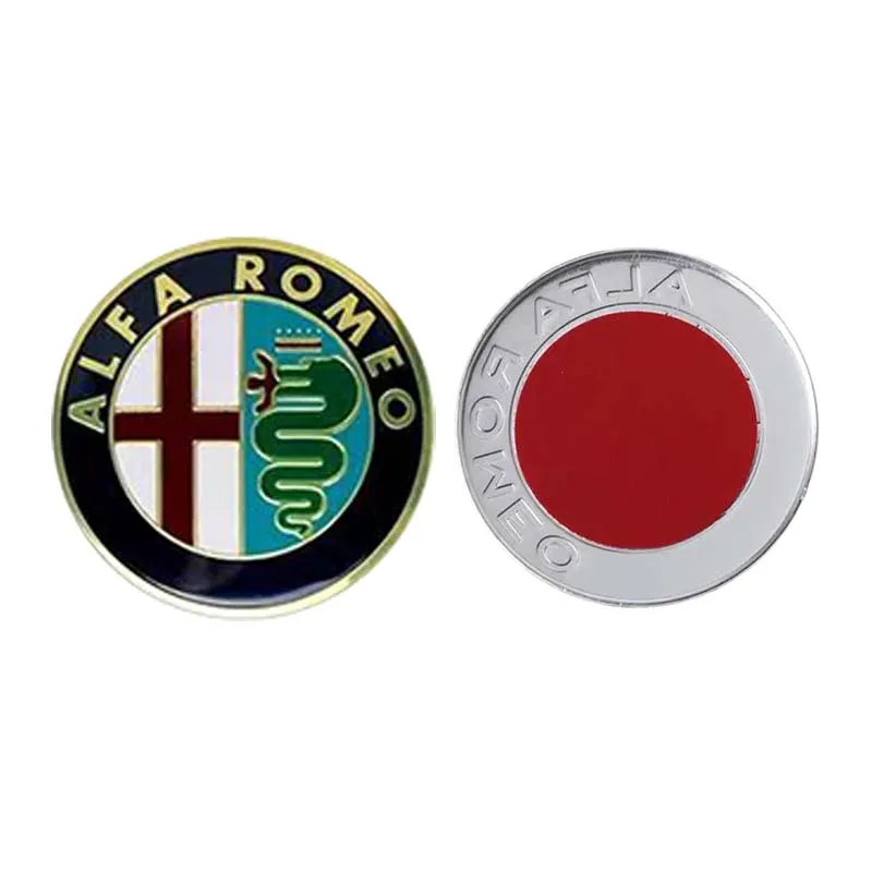 

5-цветный автомобильный гриль Alfa Romeo, эмблема, значок передней решетки автомобиля, логотип для Alfa Romeo Giulietta Mito Giulia Stelvio Brera 147 156 159