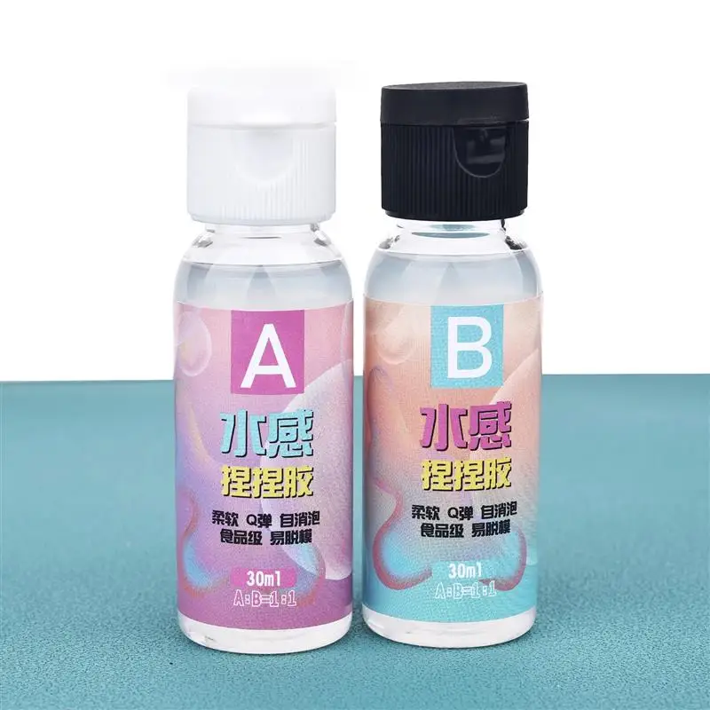 

Клей Эпоксидной Смолы 1:1 AB, мягкий гель на ощупь, мягкая Жидкая силиконовая форма, игрушки для декомпрессии, подарок, сдавливающая игрушка, клей из смолы