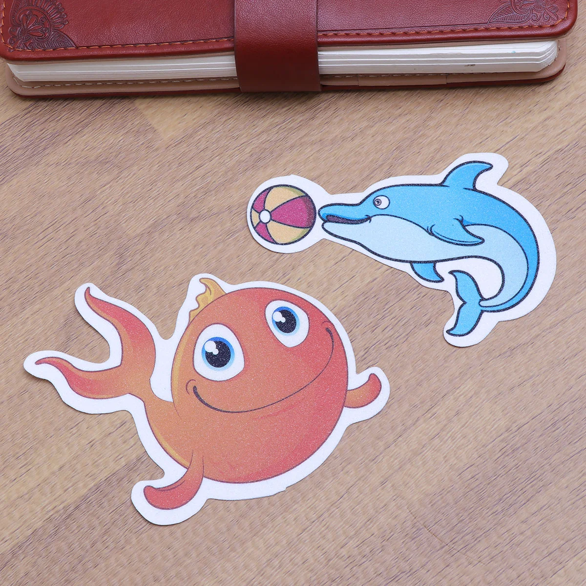 

Stickers Bathtub Non Shower Anti Bathroom Tub Adhesive Kids Applique Grips Sea Animal Waterproof No Decals Bath Floor Mats