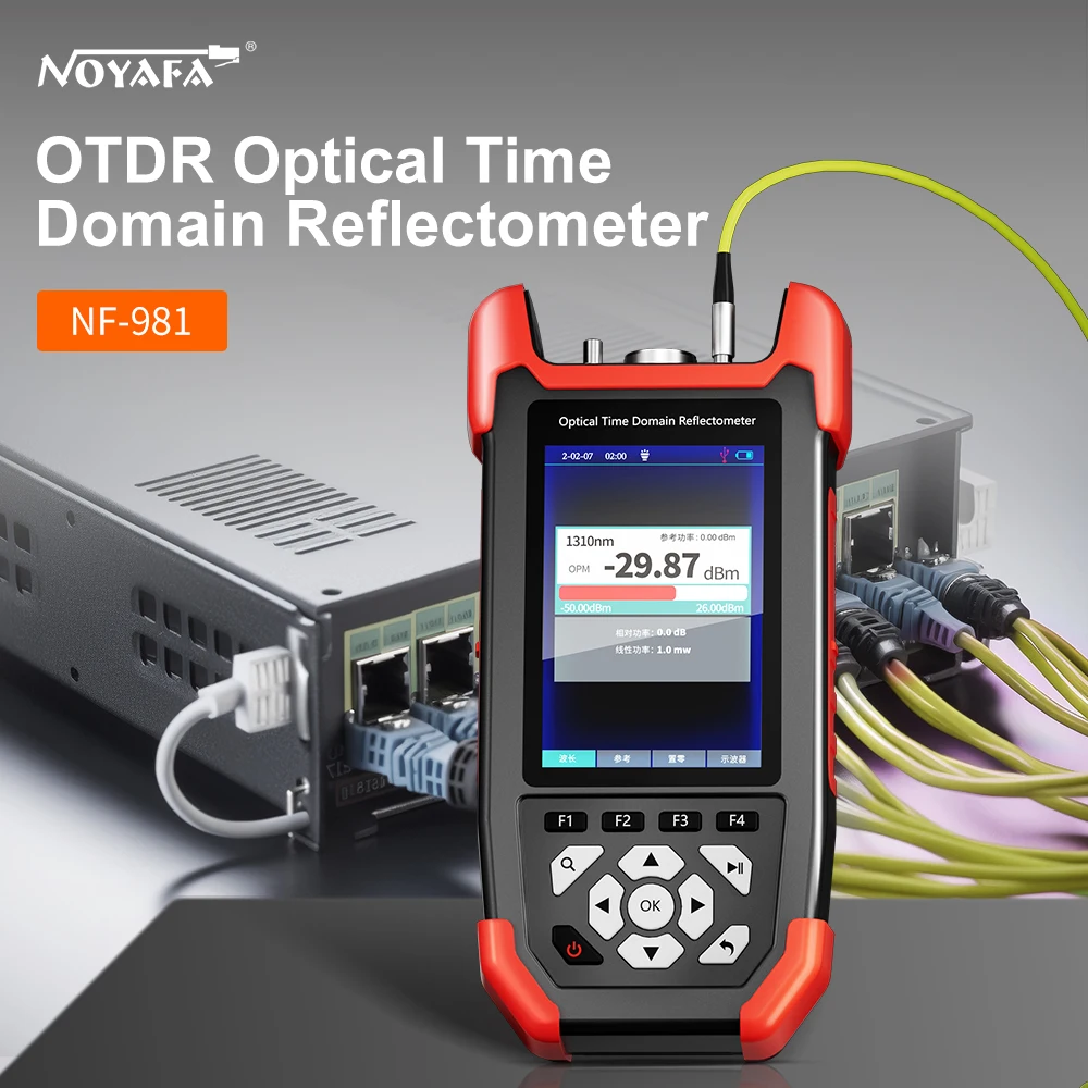 NOYAFA NF-981 Заводская цена Многофункциональный тестер оптического волокна 8-в-1