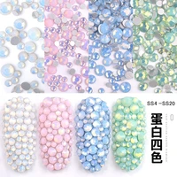 mixed size flat back 3d nail art decoration accessories protein rhinestones glitter gems supplies cell phone case manicure decor