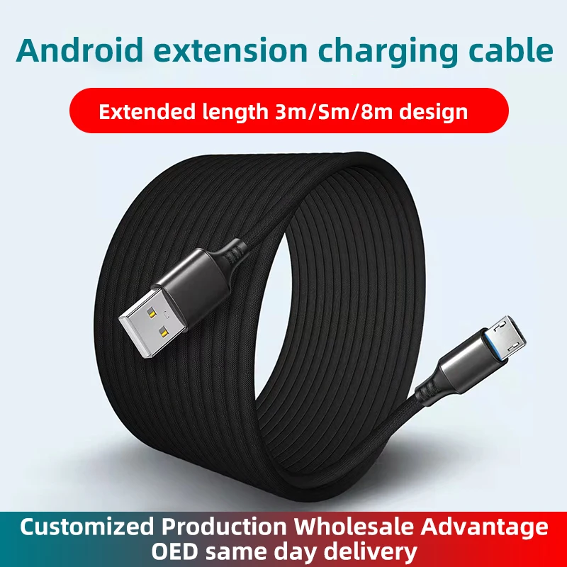 

Кабель Micro USB для быстрой зарядки и передачи данных, шнур для Samsung S6, Xiaomi Redmi Note 4, Android, Micro USB