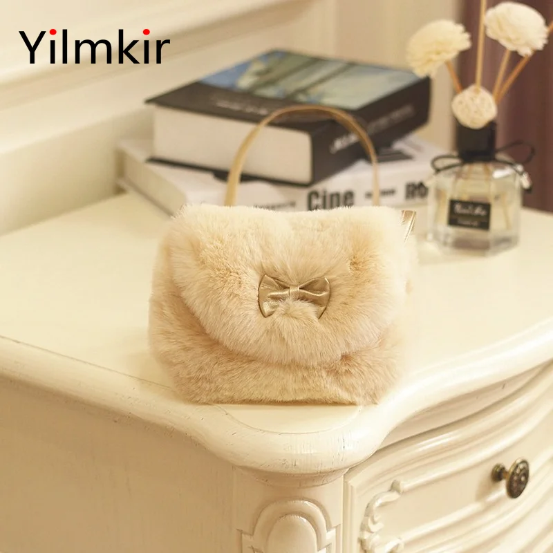 

Легкая и Портативная сумка-мессенджер из искусственного меха для девушек, удобный дорожный Дамский универсальный кошелек, простая яркая Су...