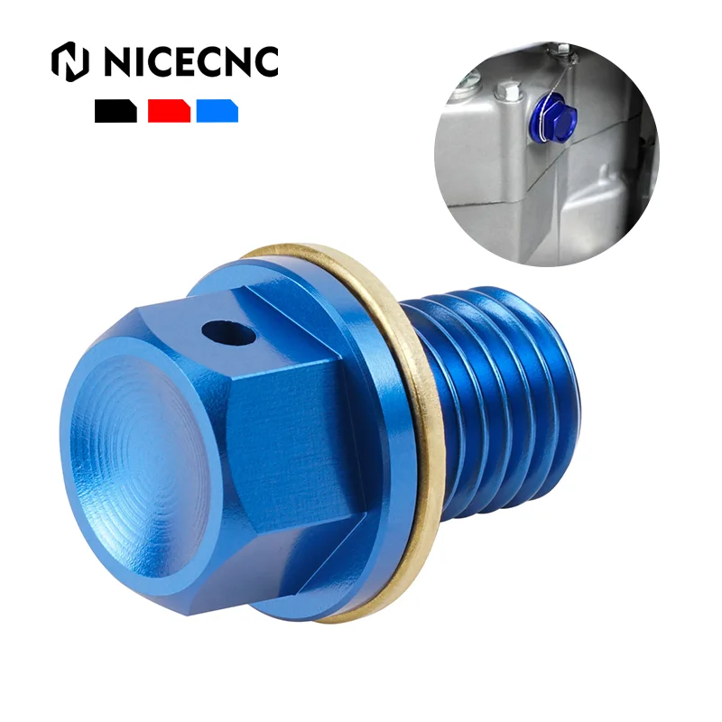 Болт слива масла M12x1.5 для Yamaha YZ 250/X Tricker Serow 250 XT250X WR250R/X Kawasaki KLX150S KLX125 D-Tracker 125 KLX110/L