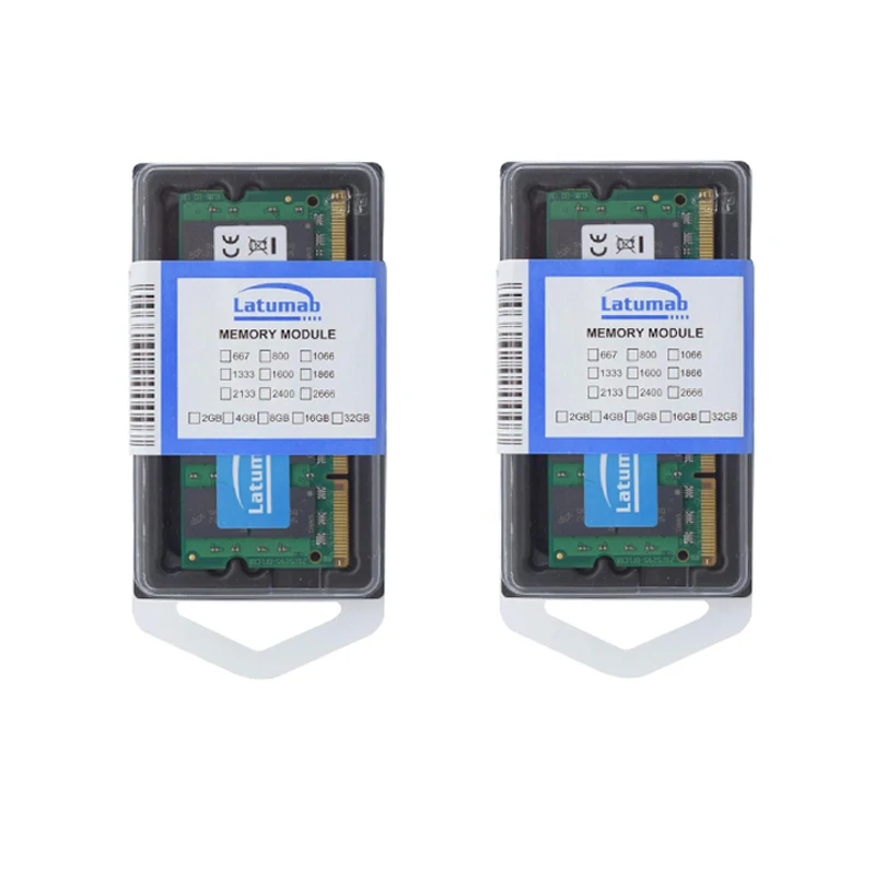 Latumab Memoria RAM DDR2 4GB 8GB 800MHz 667MHz Laptop SODIMM Memory PC2-6400 PC2-5300 RAM 200 Pins 1.8V Notebook Memory Module images - 6