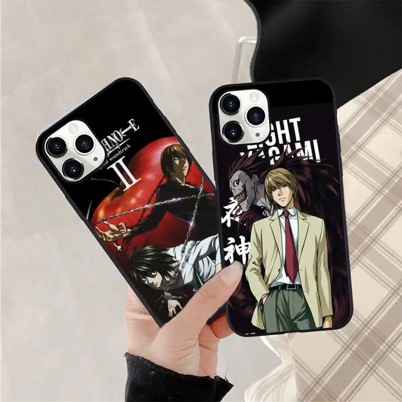 

Light yagami DEATH NOTE Phone Case For iphone 12 11 13 7 8 6 s plus x xs xr pro max mini shell