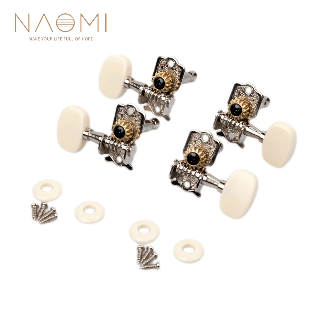 

NAOMI Tuning Pegs Ukulele Guitar Tuning Pegs Machine Heads Tuner For Ukulele 4 Strings Classical Guitar Parts Accessories New