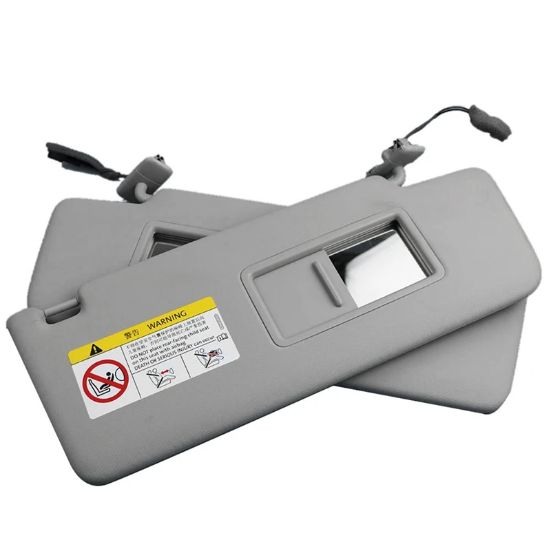 1 пара солнцезащитных козырьков с зеркалом Vanity 5TD 857551 5ТД 857552 Для VW Tiguan 2018+ Kodiaq 2017+