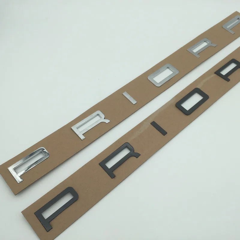 1 шт. 3D ABS PRIORA Автомобильные буквы Передняя Крышка эмблема значок задний хвост