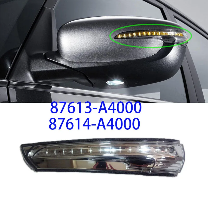 

87613A4000 87614A4000 For KIA Rondo RP 2014 - 2016 CARENS Rearview Mirror LED Turn light Signal lamp indicator light