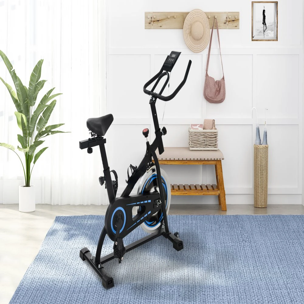 

Cycling Bike Stationary with LCD Display, iPad Holder and Adjustable Seat