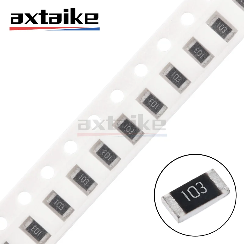 

100PCS 5% 1206 0R - 10M SMD Resistor 1/4W 1 10 22 33 47 100 150 220 330 470 510 680 910 Ohm K Ω 1K 2.2K 4.7K 5.1K 10K 100K 180K