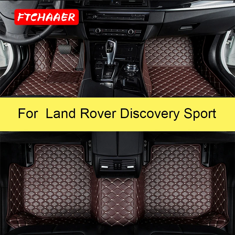 

FTCHAAER Car Floor Mats For Land Rover Discovery Sport Foot Coche Accessories Carpets