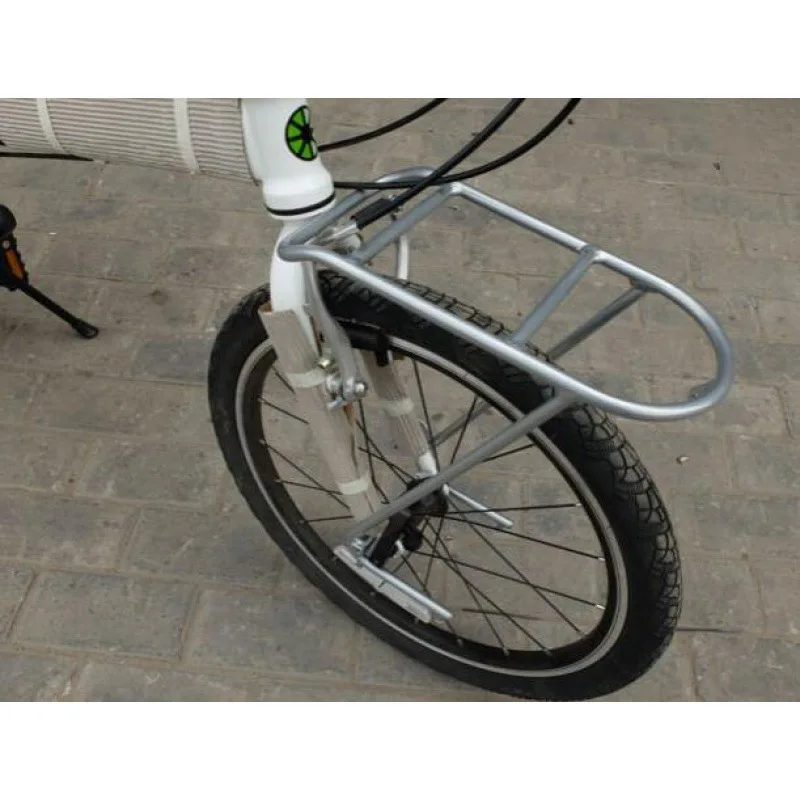 Estante frontal para bicicleta plegable, marco frontal de aleación de aluminio, KAA084, freno de disco, freno en V, 20 pulgadas, para Dahon P8