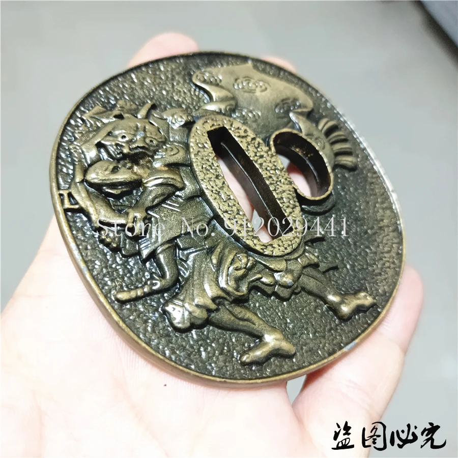 Защитная накладка для рук из сплава фитинги Tsuba японского самурая катаны