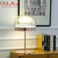 oulala nordic table lamps modern fashion desk lighting led for home bed room decoration