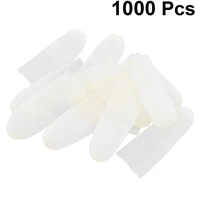 1 pack1000 pcs anti static disposable nail art incision finger cots latex fingertips protective cover small gloves protector di